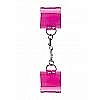 ��������� Translucent Handcuffs with Velcro Pink SH-BAD001