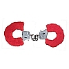 ��������� � ����� Furry Fun Cuffs Red 9504TJ