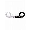 ������ TREADS MENS RING THIN BLACK NSN-0905-23
