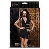     HALTER MINI DRESS BLACK S 882409-BLACK-S