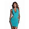      RACERBACK DRESS TURQUOISE L 882405-TURQUOISE L