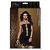        TRIMMED HALTER MINI DRESS BLACK S 882671-BLACK-S