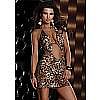     HALTER MINI DRESS LEOPARD M 882401-LEOPARD-M