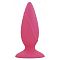 Конусообразная анальная пробка POPO Pleasure розового цвета - 9 см.
