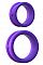 Набор из 2-х эрекционных колец Max Width Silicone Rings фиолетовые