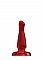 Анальный стимулятор Bottom Line 4 Model 3 Acrylic Red SH-BTM009ACR