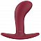 Бордовый анальный стимулятор BOOTIE M - 9,3 см.