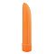 Оранжевый классический вибратор BASICX MULTISPEED VIBRATOR ORANGE 5INCH - 13 см.