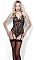 Ажурное боди Midnight Passion с подвязками для чулок