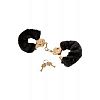      GOLD DELUXE FURRY CUFFS 