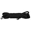 Чёрная веревка для бондажа Kinbaku Mini - 1,5 м. Чёрная веревка для бондажа Kinbaku Mini - 1,5 м.