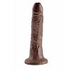 Коричневый фаллоимитатор с присоской 7 Cock - 19,9 см. Коричневый фаллоимитатор с присоской 7 Cock - 19,9 см.