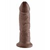 Коричневый фаллоимитатор 9 Cock - 22,9 см. Коричневый фаллоимитатор 9 Cock - 22,9 см.