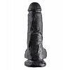 Чёрный фаллоимитатор 8 Cock with Balls - 21,3 см. Чёрный фаллоимитатор 8 Cock with Balls - 21,3 см.