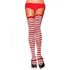 Чулки новогодние полосатые Чулки новогодние полосатые