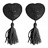 Украшение на соски Nipple Tassels Heart черное Украшение на соски Nipple Tassels Heart черное