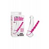 Страпон на пенис Silicone Love Rider Beaded Dual Penetrator розовый Страпон на пенис Silicone Love Rider Beaded Dual Penetrator розовый