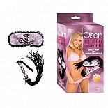 <strong>Сатиновая маска с кружевом и плеть BREE OLSON 8110-7 BX TS</strong> <br />
Поиграйте сегодня вечером! Маска на глаза с черным кружевом и щнуровкой и плетка с длинными шнурами от крастоки BREE OLSON необычный аксессуар для любовных игр! Длина шнуров плетки из кожзаменителя 40 см, рукояти - 20 см. <div class="charTableblock"> </div> Сатиновая маска с кружевом и плеть BREE OLSON 8110-7 BX TS 
Поиграйте сегодня вечером! Маска на глаза с черным кружевом и щнуровкой и плетка с длинными шнурами от крастоки BREE OLSON необычный аксессуар для любовных игр! Длина шнуров плетки из кожзаменителя 40 см, рукояти - 20 см.