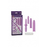 <strong>Вибромассажер Dilator Set Purple Dilator with 4 Sizes & Sleeve с насадками фиолетовый</strong> <br />
Вибратор с набором насадок Dilator Set из коллекции Dr. Laura Berman. Кто, если не женщина знает, что нужно женщинам… Их слабости, тонкости, предпочтения… В набор входит вибратор с 4 насадками. Выберете свою, чередуйте, Ваше удовольствие в Ваших руках. Длина: 11,5см х 3,75см (Универсальная); 9см х 2см (Малая); 11,5см х 2,5см (Средняя); 17,25см х 3,75см (Большая); Материал: ABS/TPR; Производитель: California Exotic Novelties. <div class="charTableblock"><div><span>Материал</span>: пластик</div></div> Вибромассажер Dilator Set Purple Dilator with 4 Sizes & Sleeve с насадками фиолетовый
Вибратор с набором насадок Dilator Set из коллекции Dr. Laura Berman. Кто, если не женщина знает, что нужно женщинам… Их слабости, тонкости, предпочтения… В набор входит вибратор с 4 насадками. Выберете свою, чередуйте, Ваше удовольствие в Ваших руках. Длина: 11,5см х 3,75см (Универсальная); 9см х 2см (Малая); 11,5см х 2,5см (Средняя); 17,25см х 3,75см (Большая); Материал: ABS/TPR; Производитель: California Exotic Novelties.