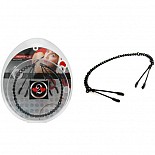 <strong>Цепочка для сосков черная H2H1003BLK</strong> <br />
Цепочка некрупного плетения насыщенного черного цвета с двумя зажимами-пинцетами для сосков. <div class="charTableblock"> </div> Цепочка для сосков черная H2H1003BLK
Цепочка некрупного плетения насыщенного черного цвета с двумя зажимами-пинцетами для сосков.