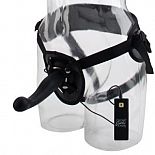 <strong>Черный страпон с вибрацией 10-Function Love Rider G-Kiss</strong> <br />
Черный страпон с вибрацией 10-Function Love Rider G-Kiss. <div class="charTableblock"><div><span>Длина, см</span>: 16</div><div><span>Диаметр, см</span>: 3.75</div><div><span>Длина, см</span>: 13-16</div><div><span>Диаметр, см</span>: 3</div><div><span>Материал</span>: силикон</div><div><span>Цвет</span>: черный</div><div><span>Особенности</span>: комплект; с вибрацией</div></div> Черный страпон с вибрацией 10-Function Love Rider G-Kiss 
Черный страпон с вибрацией 10-Function Love Rider G-Kiss.