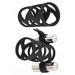  DOUBLE TICKLER SLEEVE SET BLACK 10250TJ 
             .
