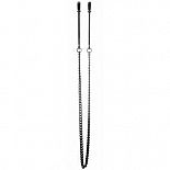 <strong>Чёрные клипсы на соски с цепочкой</strong> <br />
Металлические зажимы для сосков с резиновым покрытием. <div class="charTableblock"><div><span>Тип</span>: для сосков</div><div><span>Особенности</span>: с цепочкой</div><div><span>Производитель</span>: OUCH by Shots Media BV, Нидерланды</div></div> Чёрные клипсы на соски с цепочкой
Металлические зажимы для сосков с резиновым покрытием.