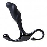 <strong>Чёрный стимулятор простаты DivineTouch - 10,5 см.</strong> <br />
Стимулятор простаты черного цвета рельефной формы с удобным кольцом для безопасного использования. <div class="charTableblock"><div><span>Длина, см</span>: 10,5</div><div><span>Диаметр, см</span>: 2,3</div><div><span>Материал</span>: силикон</div><div><span>Цвет</span>: черный</div><div><span>Особенности</span>: массажер простаты</div><div><span>Особенности</span>: без вибрации</div><div><span>Длина, см</span>: 9-12</div><div><span>Диаметр, см</span>: 2</div><div><span>Производитель</span>: Shots Toys by Shots Media BV, Нидерланды</div></div> Чёрный стимулятор простаты DivineTouch - 10,5 см. 
Стимулятор простаты черного цвета рельефной формы с удобным кольцом для безопасного использования.