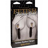 <strong>Зажимы для сосков Feather Nipple Clamps с перьями черные с золотом</strong> <br />
Зажимы для сосков Feather Nipple Clamps созданы для возбуждения. <div class="charTableblock"><div><span>Тип</span>: для сосков</div><div><span>Производитель</span>: PipeDream, США</div></div> Зажимы для сосков Feather Nipple Clamps с перьями черные с золотом
Зажимы для сосков Feather Nipple Clamps созданы для возбуждения.