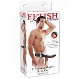 <strong>Коричневый фаллопротез с вибрацией Vibrating Hollow Strap-On - 20,3 см.</strong> <br />
Коричневый фаллопротез с вибрацией Vibrating Hollow Strap-On. <div class="charTableblock"><div><span>Длина, см</span>: 20.3</div><div><span>Диаметр, см</span>: 3.8</div><div><span>Длина, см</span>: 17-20</div><div><span>Диаметр, см</span>: 3</div><div><span>Материал</span>: ПВХ (PVC)</div><div><span>Цвет</span>: мулат</div><div><span>Особенности</span>: комплект; с вибрацией</div></div> Коричневый фаллопротез с вибрацией Vibrating Hollow Strap-On - 20,3 см.
Коричневый фаллопротез с вибрацией Vibrating Hollow Strap-On.
