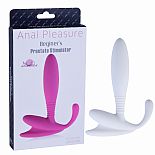 <strong>Анальный стимулятор Anal Pleasure Beginer`s Prostate White 10613001</strong> <br />
 <div class="charTableblock"><div><span>Длина, см</span>: 13</div><div><span>Диаметр, см</span>: 2.3</div><div><span>Материал</span>: силикон</div><div><span>Цвет</span>: другой</div><div><span>Особенности</span>: массажер простаты</div><div><span>Особенности</span>: без вибрации</div><div><span>Длина, см</span>: 13-16</div><div><span>Диаметр, см</span>: 2</div><div><span>Производитель</span>: Howells, Китай</div></div> Анальный стимулятор Anal Pleasure Beginer`s Prostate White 10613001
