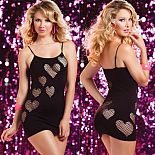 <strong>Бесшовное платье сердцеедки</strong> <br />
Необычное платьице с округлым декольте и дразнящими сетчатыми вырезами в форме сердец, игриво открывающими взору наиболее волнующие участки вашего тела. <div class="charTableblock"><div><span>Размер</span>: S (42-44); M (44-46); L (46-48)</div><div><span>Цвет</span>: красный, розовый</div><div><span>Производитель</span>: Seven`til Midnight, США</div><div><span>В наличии</span>: S-M-L, розовый</div></div> Бесшовное платье сердцеедки
Необычное платьице с округлым декольте и дразнящими сетчатыми вырезами в форме сердец, игриво открывающими взору наиболее волнующие участки вашего тела.