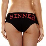<strong>Женские трусики Hustler с надписью Sinner </strong> <br />
Стильные и удобные женские трусики Hustler классического покроя, которые отлично подходят для повседневной носки. <div class="charTableblock"><div><span>Размер</span>: S (42-44); M (44-46)</div><div><span>Цвет</span>: черный</div><div><span>Производитель</span>: Hustler Lingerie, США</div><div><span>В наличии</span>: S-M, черный</div></div> Женские трусики Hustler с надписью Sinner
Стильные и удобные женские трусики Hustler классического покроя, которые отлично подходят для повседневной носки.