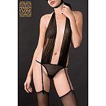 <strong>Чёрное полупрозрачное боди RUE DES DEMOISELLES </strong> <br />
Боди из тонкой прозрачной ткани. <div class="charTableblock"><div><span>Размер</span>: M (44-46)</div><div><span>Цвет</span>: черный</div><div><span>Производитель</span>: Maison Close, Франция</div><div><span>В наличии</span>: M, черный</div></div> Чёрное полупрозрачное боди RUE DES DEMOISELLES  
Боди из тонкой прозрачной ткани.