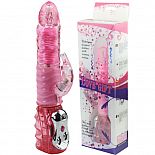 <strong>Вибромассажер - ротатор с волнообразными стимулирующими движениями - 26 см.</strong> <br />
Необычайно красивый, водонепроницаемый массажер с клиторальным стимулятором-бабочкой, который имеет 3 степени вибрации. <div class="charTableblock"> </div> Вибромассажер - ротатор с волнообразными стимулирующими движениями - 26 см. 
Необычайно красивый, водонепроницаемый массажер с клиторальным стимулятором-бабочкой, который имеет 3 степени вибрации.