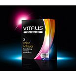 <strong>Цветные ароматизированные презервативы VITALIS premium №3 Color flavor - 3 шт.</strong> <br />
Презерватив из натурального каучукового латекса, цветной, с ароматом, смазкой и накопителем. <div class="charTableblock"><div><span>Производитель</span>: Vitalis, Германия</div><div><span>Количество</span>: 3</div></div> Цветные ароматизированные презервативы VITALIS premium №3 Color flavor - 3 шт.
Презерватив из натурального каучукового латекса, цветной, с ароматом, смазкой и накопителем.