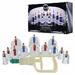 <strong>Вакуумный набор с 12 колбами SUKSHEN</strong> <br />
Использоать набор можно очень по-разному - можно использовать для расслабляющего массажа тела или эротического массажа или для БДСМ-игр. <div class="charTableblock"> </div> Вакуумный набор с 12 колбами SUKSHEN
Использоать набор можно очень по-разному - можно использовать для расслабляющего массажа тела или эротического массажа или для БДСМ-игр.