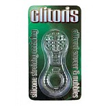 <strong>Кольцо эрекционное с клиторальной стимуляцией</strong> <br />
Нежное силиконовое кольцо с дополнительной стимуляцией клитора. <div class="charTableblock"><div><span>Материал</span>: силикон</div><div><span>Цвет</span>: прозрачный</div><div><span>Наличие вибрации</span>: без вибрации</div><div><span>Тип</span>: кольцо</div><div><span>Особенности</span>: с дополнительной стимуляцией</div></div> Кольцо эрекционное с клиторальной стимуляцией
Нежное силиконовое кольцо с дополнительной стимуляцией клитора.