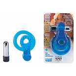 <strong>Кольцо эрекционное тройного действия</strong> <br />
Водонепроницаемое кольцо для полового члена с дополнительной фиксацией мошонки и выносным мини-вибратором, для стимуляции клитора. <div class="charTableblock"><div><span>Материал</span>: силикон</div></div> Кольцо эрекционное тройного действия 
Водонепроницаемое кольцо для полового члена с дополнительной фиксацией мошонки и выносным мини-вибратором, для стимуляции клитора.