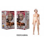 <strong>Кукла надувная с вибрацией Кайенн Клёр в полный рост </strong> <br />
Кукла в полный человеческий рост. <div class="charTableblock"><div><span>Материал</span>: ПВХ (PVC)</div><div><span>Особенности</span>: женщина</div><div><span>Производитель</span>: NMC, Канада</div></div> Кукла надувная с вибрацией Кайенн Клёр в полный рост  
Кукла в полный человеческий рост.