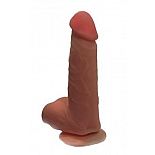 <strong>Фаллоимитатор с мошонкой из неоскин на присоске - 14 см.</strong> <br />
Изделие выполнено из высококачественного материала, которое на ощупь напоминает текстуру настоящей человеческой кожи. <div class="charTableblock"><div><span>Длина, см</span>: 14</div><div><span>Диаметр, см</span>: 4</div><div><span>Материал</span>: киберкожа</div><div><span>Цвет</span>: телесный</div><div><span>Особенности</span>: на присоске; с мошонкой</div><div><span>Длина, см</span>: 13-16</div><div><span>Диаметр, см</span>: 4</div><div><span>Производитель</span>: Биоклон, Россия</div></div> Фаллоимитатор с мошонкой из неоскин на присоске - 14 см. 
Изделие выполнено из высококачественного материала, которое на ощупь напоминает текстуру настоящей человеческой кожи.