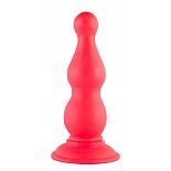 <strong>Красная фигурная анальная втулка - 15 см.</strong> <br />
Анальная втулка. <div class="charTableblock"><div><span>Длина, см</span>: 15.00</div><div><span>Диаметр, см</span>: 5.00</div><div><span>Материал</span>: силикон</div><div><span>Цвет</span>: красный/розовый</div><div><span>Особенности</span>: цепочки, бусы</div><div><span>Длина, см</span>: 13-16</div><div><span>Диаметр, см</span>: 5</div></div> Красная фигурная анальная втулка - 15 см. 
Анальная втулка.