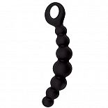 <strong>Чёрная анальная цепочка CATERPILL-ASS SILICONE BLACK - 19,5 см.</strong> <br />
Чёрная анальная цепочка CATERPILL-ASS SILICONE BLACK. <div class="charTableblock"><div><span>Длина, см</span>: 19.5</div><div><span>Диаметр, см</span>: 3</div><div><span>Материал</span>: силикон</div><div><span>Цвет</span>: черный</div><div><span>Особенности</span>: цепочки, бусы</div><div><span>Особенности</span>: без вибрации</div><div><span>Длина, см</span>: 17-20</div><div><span>Диаметр, см</span>: 3</div></div> Чёрная анальная цепочка CATERPILL-ASS SILICONE BLACK - 19,5 см.
Чёрная анальная цепочка CATERPILL-ASS SILICONE BLACK.
