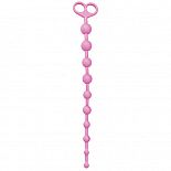 <strong>Розовая анальная цепочка из 10 звеньев ANAL JUGGLING BALL SILICONE - 33,6 см.</strong> <br />
Розовая анальная цепочка из 10 звеньев ANAL JUGGLING BALL SILICONE. <div class="charTableblock"><div><span>Длина, см</span>: 33,6</div><div><span>Диаметр, см</span>: 2,5</div><div><span>Материал</span>: силикон</div><div><span>Цвет</span>: красный/розовый</div><div><span>Особенности</span>: цепочки, бусы</div><div><span>Длина, см</span>: 25 и более</div><div><span>Диаметр, см</span>: 2</div></div> Розовая анальная цепочка из 10 звеньев ANAL JUGGLING BALL SILICONE - 33,6 см. 
Розовая анальная цепочка из 10 звеньев ANAL JUGGLING BALL SILICONE.