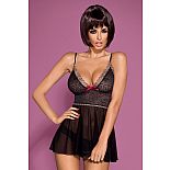 <strong>прелестный бэби-долл с леопардовым узором Chita babydoll</strong> <br />
Эротичная сорочка с расклешенным подолом на тонких регулируемых бретелях. <div class="charTableblock"><div><span>Размер</span>: L (46-48); XL (48-50)</div><div><span>Цвет</span>: черный</div><div><span>Производитель</span>: Obsessive, Польша</div><div><span>В наличии</span>: L-XL, черный с леопардовым</div></div> прелестный бэби-долл с леопардовым узором Chita babydoll
Эротичная сорочка с расклешенным подолом на тонких регулируемых бретелях.