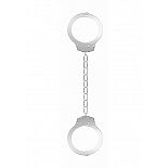 Pleasure Legcuffs White SH-OU006WHT 
