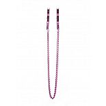 <strong>Клипсы на соски Pink SH-OU079PNK</strong> <br />
Металлические зажимы для сосков без резиновых наконечников. <div class="charTableblock"><div><span>Тип</span>: для сосков</div><div><span>Особенности</span>: с цепочкой</div></div> Клипсы на соски Pink SH-OU079PNK
Металлические зажимы для сосков без резиновых наконечников.