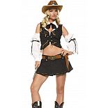 <strong>Костюм шерифа</strong> <br />
Элегантный костюм шерифа: жилет с воротником, плиссированная юбка и нарукавники. <div class="charTableblock"><div><span>Размер</span>: S (42-44)</div><div><span>Цвет</span>: черный</div><div><span>Производитель</span>: Leg Avenue, США</div></div> Костюм шерифа
Элегантный костюм шерифа: жилет с воротником, плиссированная юбка и нарукавники.