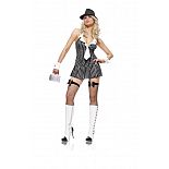 <strong>Костюм Мисс мафия </strong> <br />
Сексуальный костюм Мисс мафия : платье в полосочку с галстуком и наручники со знаком доллара. <div class="charTableblock"><div><span>Размер</span>: M (44-46); L (46-48)</div><div><span>Цвет</span>: черный</div><div><span>Производитель</span>: Leg Avenue, США</div></div> Костюм Мисс мафия
Сексуальный костюм Мисс мафия : платье в полосочку с галстуком и наручники со знаком доллара.