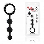 <strong>Анальные бусы из ультрабархатистого силикона 3 шарика</strong> <br />
Самый лучший мягкий и упругий материал для анальных игрушек - силикон. <div class="charTableblock"><div><span>Длина, см</span>: 13</div><div><span>Диаметр, см</span>: 2</div><div><span>Материал</span>: силикон</div><div><span>Цвет</span>: черный</div><div><span>Особенности</span>: цепочки, бусы</div><div><span>Особенности</span>: без вибрации</div><div><span>Длина, см</span>: 13-16</div><div><span>Диаметр, см</span>: 2</div></div> Анальные бусы из ультрабархатистого силикона 3 шарика 
Самый лучший мягкий и упругий материал для анальных игрушек - силикон.